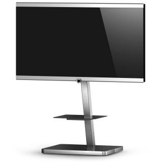 TV stojan Sonorous PL 2710 (černá/stříbrná) (Luxusní kovový stojan pro televize do 50  a 25 kg)