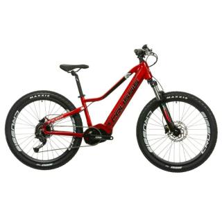 Crussis e-Guera 6.9-XS 2024 - horské elektrokolo juniorské/dámské 26 - 522 Wh (14,5 Ah) - červená - vel. 14  (XS)