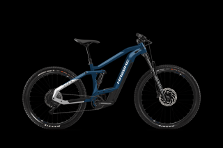 Haibike AllMtn 3 2021 - horské elektrokolo pánské 27,5/29 - 500 Wh - modrá/bílá - vel. L/47cm