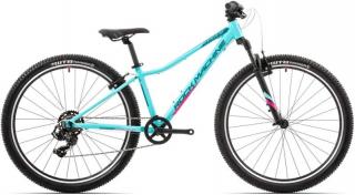 Rock Machine Catherine 27 VB 2024 - horské kolo dámské/juniorské 27,5  - Gloss Neon Blue/Petrol/Pink - vel. 15  (S)