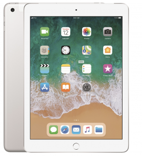Apple iPad 6 generace 32 GB Wi-Fi + Cellular Silver 2018 - B GRADE