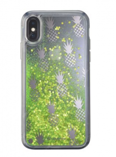 Cellularline Stardust Gelové pouzdro pro Apple iPhone X motiv Pineapple