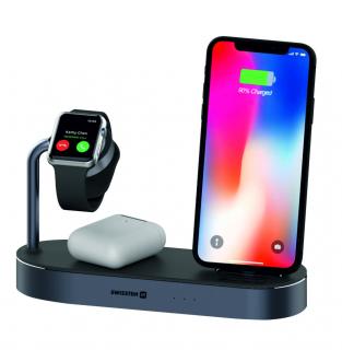 Swissten wireless nabíječka 4in1 MFi