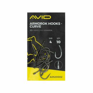 Avid Carp Háčky Armorok Hooks Curve Velikost: 6