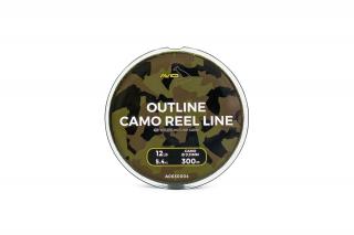 Avid Carp Vlasec Outline Camo Reel Line 300 m Varianta: 0,37 mm