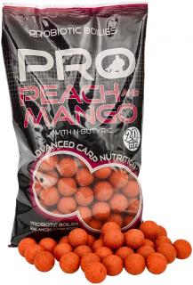 Boilies STARBAITS Probiotic Peach & Mango 1kg Průměr: 20mm