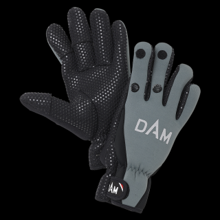 DAM Neoprenové Rukavice Neoprene Fighter Glove Black/Grey Barva: BLACK/GREY, Velikost: M
