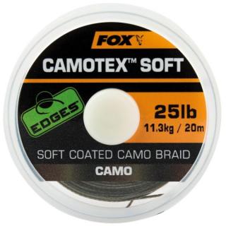 Fox Návazcová Šňůrka Edges Camotex Soft 20 m Varianta: 20lb - 20m