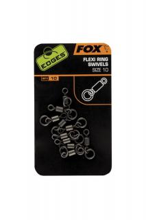 Fox obratlík s kroužkem edges flexi ring swivels 10 ks Varianta: EDGES™ Flexi Ring Swivel - Size 10