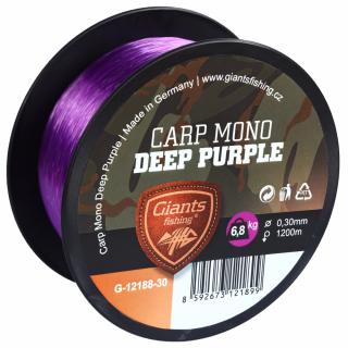 Giants fishing Vlasec Carp Mono Deep Purple Varianta: 1200m/0,30mm
