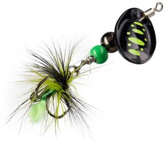Gunki Třpytka Dots Fly 1H 3,05g Barva: Full Black-Chart