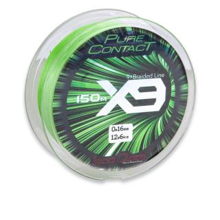 Iron Claw šňůra Pure Contact X9 150 m zelená Průměr: 0,09 mm