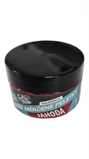 JV Baits Feeder měkčené peletky 60 ml - Jahoda