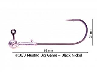 JV Baits Jigová Hlavička Monster 10/0 3 Ks Velikost / Hmotnost: #10/0 - 5g