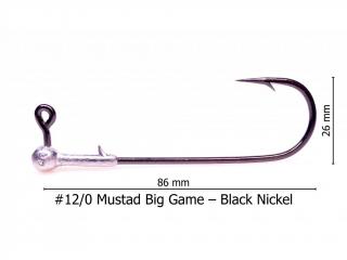 JV Baits Jigová Hlavička Monster 12/0 3 Ks Velikost / Hmotnost: #12/0 - 10g