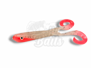 JV Baits Pike Double Slapper 17 cm Red Head Glitter