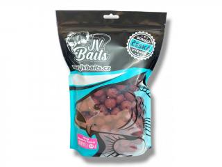 JV Baits Rozpustné Boilies Řepkáč Jahoda Velikost, gramáž: 20 mm , 250 g