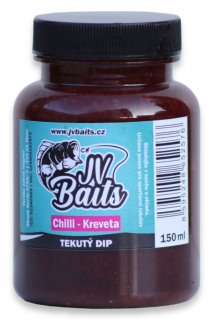 JV Baits Tekutý Dip Chilli-Kreveta 150 ml