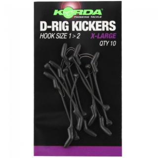 Korda Rovnátka Kickers D Rig Green 10 ks XL