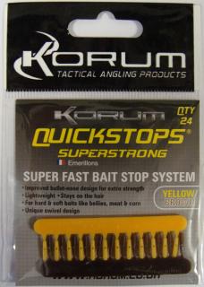 Korum Quickstops - brown / yellow