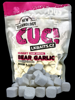 LK Baits CUC! Nugget Carp Garlic Bear 1kg Varianta: 17 mm, 1kg