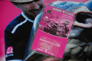 LK Baits Hook Beads Oval Clear