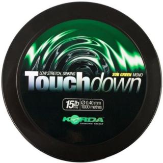 Monofilní Vlasec Korda Touchdown Sub 1000m Zelený 0,35mm/12lb