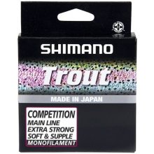 Monofilní Vlasec Shimano Trout Competition Red 150m Průměr, Nosnost: 0,16mm/2,16kg