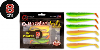 Quantum - Gumová nástraha Q-Paddler Power Pack 8cm UV Power Mix Krill 6ks