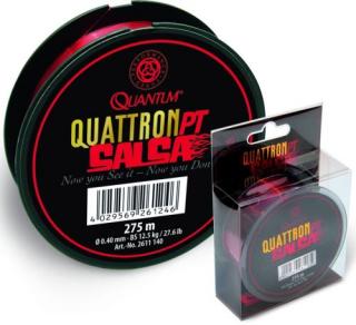 Quantum Vlasec Quattron Salsa Červená 275 m Průměr,nosnost: 0,18mm        2,8kg