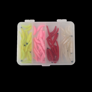 Ron Thompson Umělé Červy Soft Trout Kit 60 ks