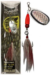 Rotačky Buck Pike 18g Barva: Full Silver
