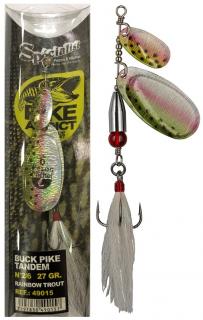 Rotačky Buck Pike Tandem 27g Barva: Rainbow