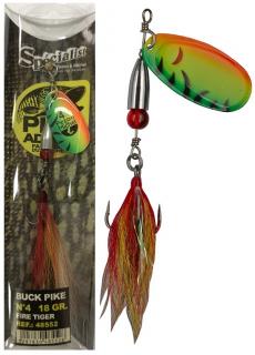 Rotační Třpytka Buck Pike 18g Barva: Fire Tiger