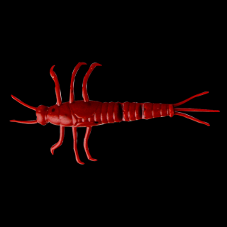 Savage Gear LB 3D Pvc Mayfly Nymph 5cm 1g Red 1 ks