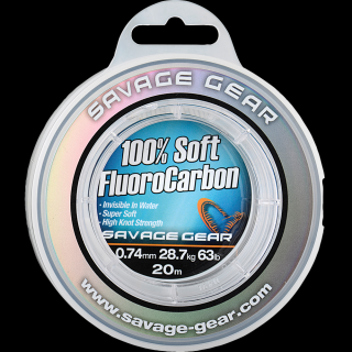 Savage Gear Soft Fluorocarbon clear Varianta: 50M - 0.26MM / 4.7KG / 10.3LBS