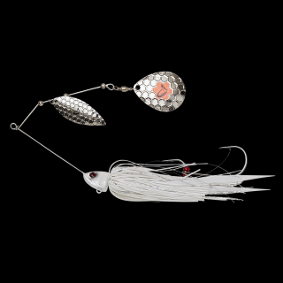 Savage Gear Třpytka Da'bush Spinnerbait Barva: WHITE SILVER, Velikost: 16CM