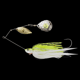 Savage Gear Třpytka Da'bush Spinnerbait Barva: YELLOW WHITE SILVER, Velikost: 16CM