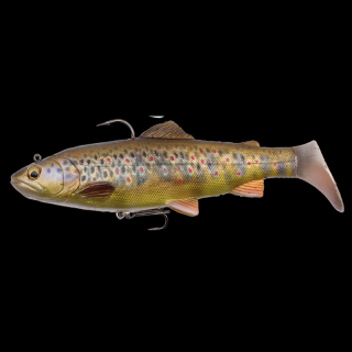 Savage Gear Umělá Nástraha 4D Trout Rattle Shad 17cm 80g - Dark Brown Trout