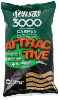 Sensas Krmení 3000 Attractive Carp (kapr) 1Kg