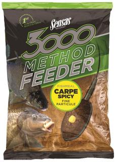 Sensas Krmení 3000 Method Carpe Spicy 1kg