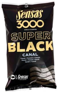 Sensas Krmení 3000 Super Black (kanál-černé) 1kg