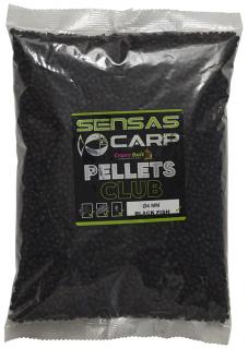Sensas Pelety Club Black Fish 1kg Průměr: 4mm