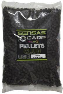 Sensas Pelety Club Black Fish 1kg Průměr: 8mm