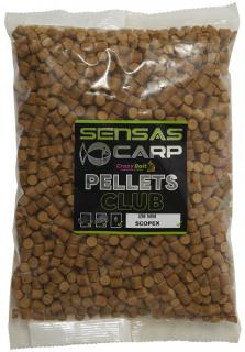 Sensas Pelety Club Scopex 1kg Průměr: 8mm