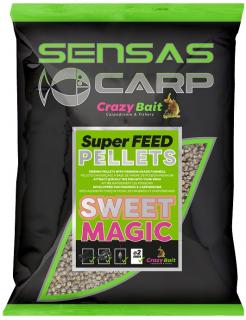 Sensas Pelety Super Feed Sweat Magic (ryba) 700g Průměr: 4mm