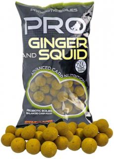 Starbaits Boilies Pro Ginger Squid 800g Průměr: 24mm