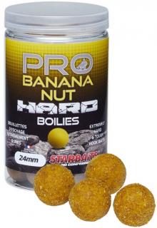Starbaits Hard Boilies Pro Banana Nut 200g Průměr: 24mm