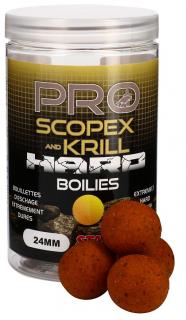 Starbaits Hard Boilies Pro Scopex Krill 200g Průměr: 24mm