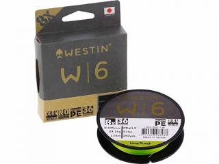 Westin Pletená Šňůra W6 8 Braid Lime Punch 135m Varianta: Nosnost: 17,2kg, Průměr: 0,26mm